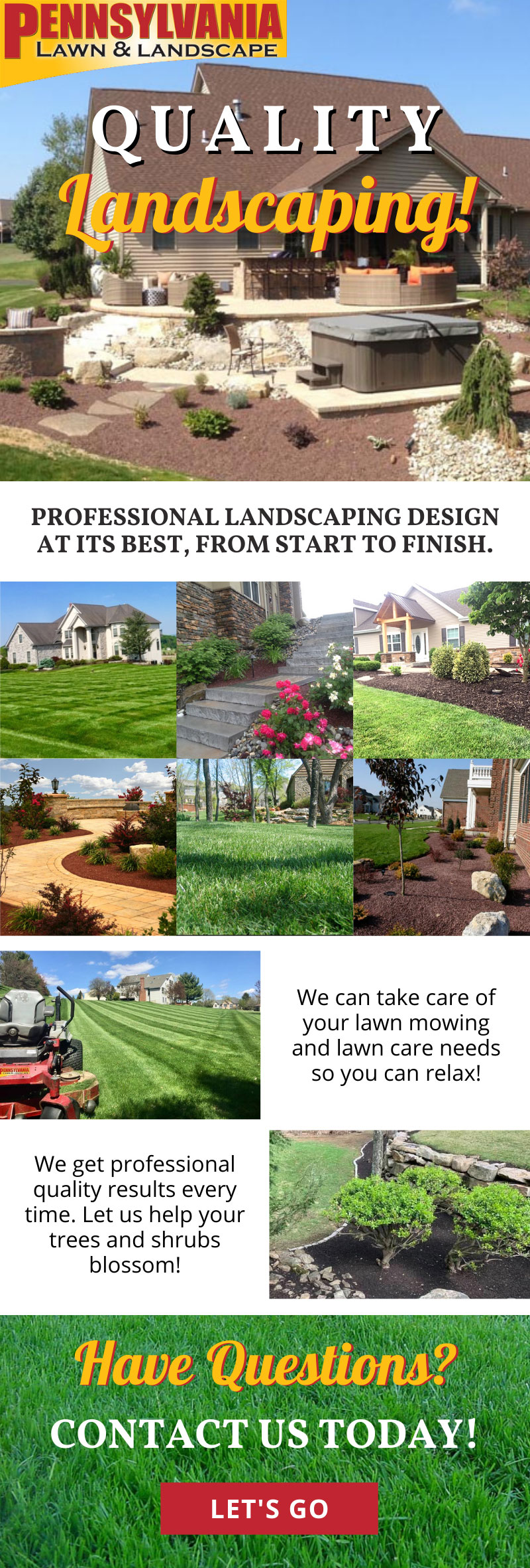 Quality Landscaping Made Easy! 🌷 1