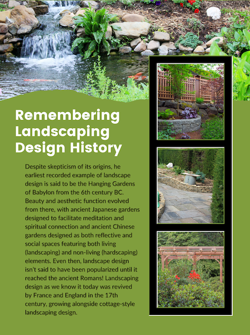 Remembering Landscaping Design History 1